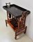 Small Antique Bamboo and Black Paint Trolley from Perret et Vibert 3