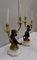 19th Century Bronze Candleholders, Set of 2 2