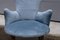 Italian Wood and Avio Velvet Lounge Chairs, 1950s, Set of 2, Image 7