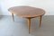 Extendable Round Walnut and Brass Dining Table by José Cruz de Carvalho for Altamira, 1950s, Image 10