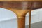 Extendable Round Walnut and Brass Dining Table by José Cruz de Carvalho for Altamira, 1950s, Image 15