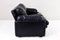 Mid-Century Black Leather Coronado Sofa by Tobia & Afra Scarpa for B&B Italia / C&B Italia, 1970s 9