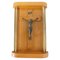 French Art Deco Style Crucifix with Brass Columns, 1950s 1