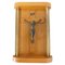 French Art Deco Style Crucifix with Brass Columns, 1950s, Image 1