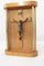 French Art Deco Style Crucifix with Brass Columns, 1950s 3