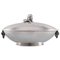 Large Sterling Silver Oval Tureen by Georg Jensen, 1921, Image 1