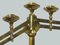 19th Century Gilded Brass Church Candleholder 3
