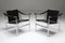 Mid-Century Model LC2 Lounge Chairs by Pierre Jeanneret, Charlotte Perriand & Le Corbusier for Cassina, 1960s, Set of 2 10