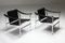 Mid-Century Model LC2 Lounge Chairs by Pierre Jeanneret, Charlotte Perriand & Le Corbusier for Cassina, 1960s, Set of 2 1