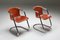 Chaises de Salon en Cuir par Willy Rizzo pour Cidue, 1970s, Set de 6 9