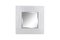 Square Cast Aluminum Mirror by Lorenzo Burchiellaro, 1970s, Image 1