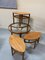 Teak and Glass Coffee Table and Stools Set from Nathan, 1970s 2