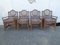 Vintage Bamboo Dining Table & Chairs Set, 1970s, Set of 5 5