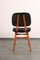 Dutch Bentwood and Velvet Dining Chairs, 1950s, Set of 4 13