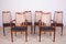 Mid-Century Teak and Leather Dining Chairs by Leslie Dandy for G-Plan, 1960s, Set of 6 1