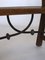 Rustic Wood and Wrought Iron Bench, 1920s 6