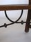 Rustic Wood and Wrought Iron Bench, 1920s, Image 6