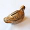 Vintage French Woodcock Faience Foie Gras Terrine Dish by Michel Caugant 7