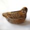 Vintage French Woodcock Faience Foie Gras Terrine Dish by Michel Caugant 8