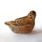 Vintage French Woodcock Faience Foie Gras Terrine Dish by Michel Caugant 4