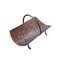 Antique Arts & Crafts Hammered Copper Firewood Log Holder, Image 1