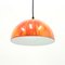 Scandinavian Multicolored Enamel Ceiling Lamp, 1970s 4