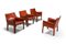 Model CAB 414 Armchairs by Mario Bellini for Cassina, 1980s, Set of 4 6