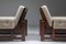 Mid-Century Solid Mahogany Club Chairs, 1960s, Set of 2, Image 9