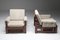 Mid-Century Solid Mahogany Club Chairs, 1960s, Set of 2, Image 5