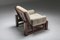 Club chair Mid-Century in mogano massiccio, anni '60, set di 2, Immagine 3