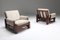 Fauteuils Mid-Century en Acajou Massif, 1960s, Set de 2 13