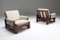 Mid-Century Solid Mahogany Club Chairs, 1960s, Set of 2, Image 13