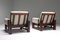 Mid-Century Solid Mahogany Club Chairs, 1960s, Set of 2, Image 12