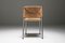 Rustic Seagrass and Aluminum Side Chair, 1980s 10