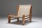 Pinewood and Canvas Lounge Chair, 1970s, Image 14