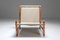 Fauteuil en Bois de Pin et Toile, 1970s 11