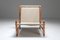 Pinewood and Canvas Lounge Chair, 1970s, Image 11