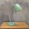 Lampada da tavolo flessibile laccata verde e placcata in cromo, anni '50, Immagine 4