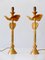 Tischlampen aus Vergoldeter Bronze Dove von Pierre Casenove für Fondica, Frankreich, 1980er, 2er Set 10