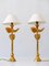 Gilt Bronze Dove Table Lamps by Pierre Casenove for Fondica, France, 1980s, Set of 2 3