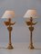 Tischlampen aus Vergoldeter Bronze Dove von Pierre Casenove für Fondica, Frankreich, 1980er, 2er Set 2
