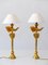 Gilt Bronze Dove Table Lamps by Pierre Casenove for Fondica, France, 1980s, Set of 2 1