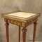 French Empire Mahogany Side or Flower Table with Marble Top, 1800s 5