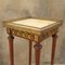 French Empire Mahogany Side or Flower Table with Marble Top, 1800s, Image 5