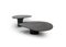 NR Black Edition Hand-Sculpted Liquid Metal Low Cocktail Table Coupling Set by Privatiselectionem, Set of 2 1