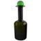 Large Vase Bottle in Green Art Glass with Green Ball by Otto Brauer for Holmegaard, 1960s 1