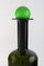 Large Vase Bottle in Green Art Glass with Green Ball by Otto Brauer for Holmegaard, 1960s 2