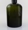Bottiglia grande in vetro verde artistico con sfera verde di Otto Brauer per Holmegaard, anni '60, Immagine 3