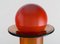 Colossal Vase Bottle in Brown Art Glass with Red Ball by Otto Brauer for Holmegaard, 1960s, Image 5