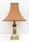 Mid-Century Italian Brass and Chrome Metal Table Lamp, 1970s, Image 1